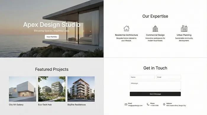 Website Section Design